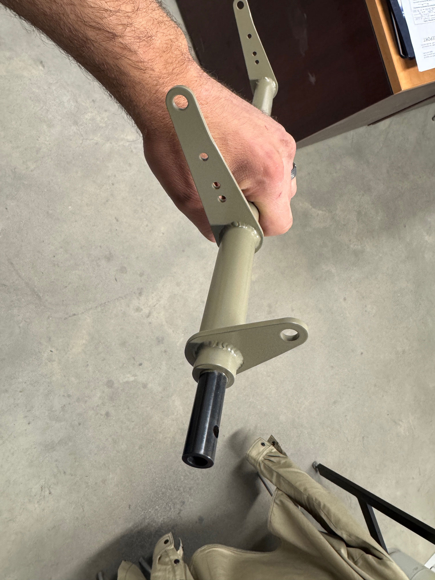control arm welded shaft assembly 2