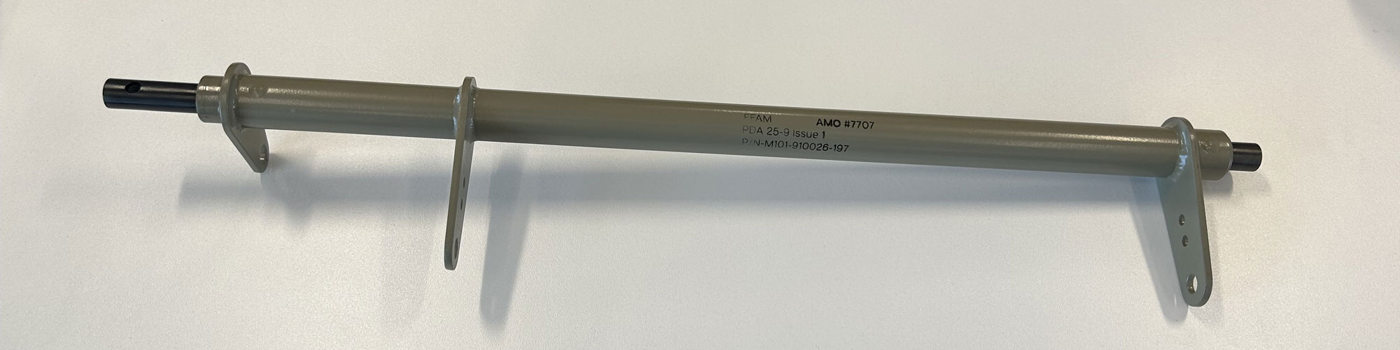 control arm welded shaft assembly