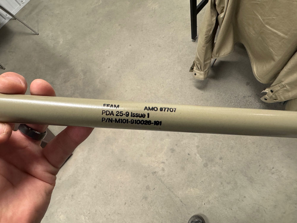 control arm welded shaft assembly 4